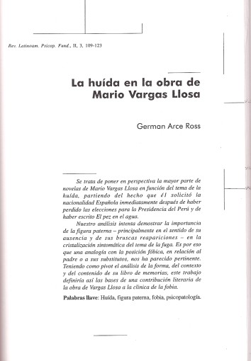 VIDA Y OBRA DE MARIO VARGAS LLOSA vida y obra de mario vargas llosa: